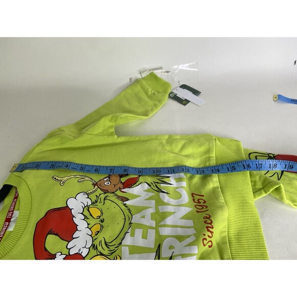Dr. Seuss The Grinch Long Sleeve Sweatshirt Pants 2pc Set Outfit Boys Girls 3T - Picture 8 of 11